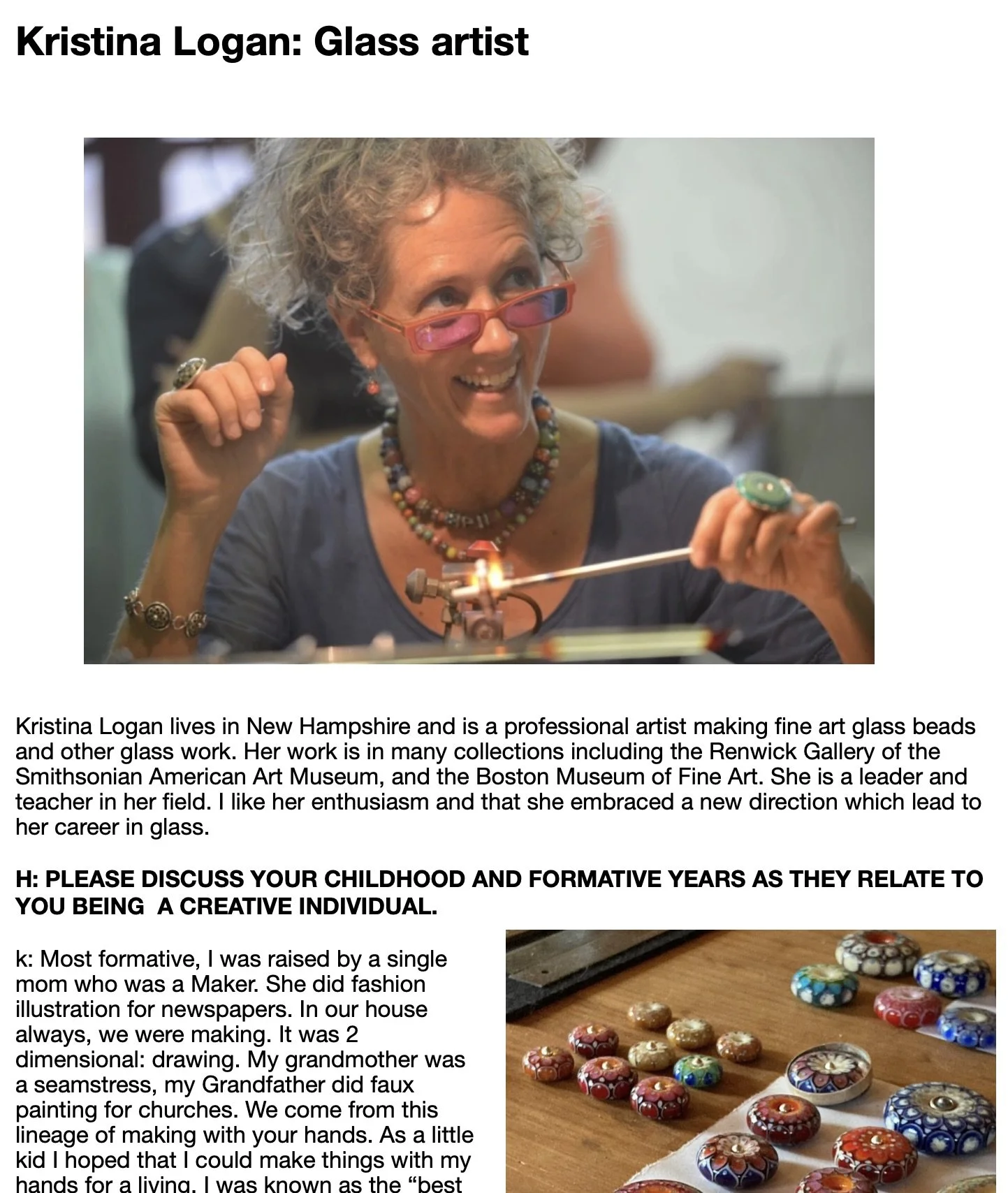 Press — KRISTINA LOGAN